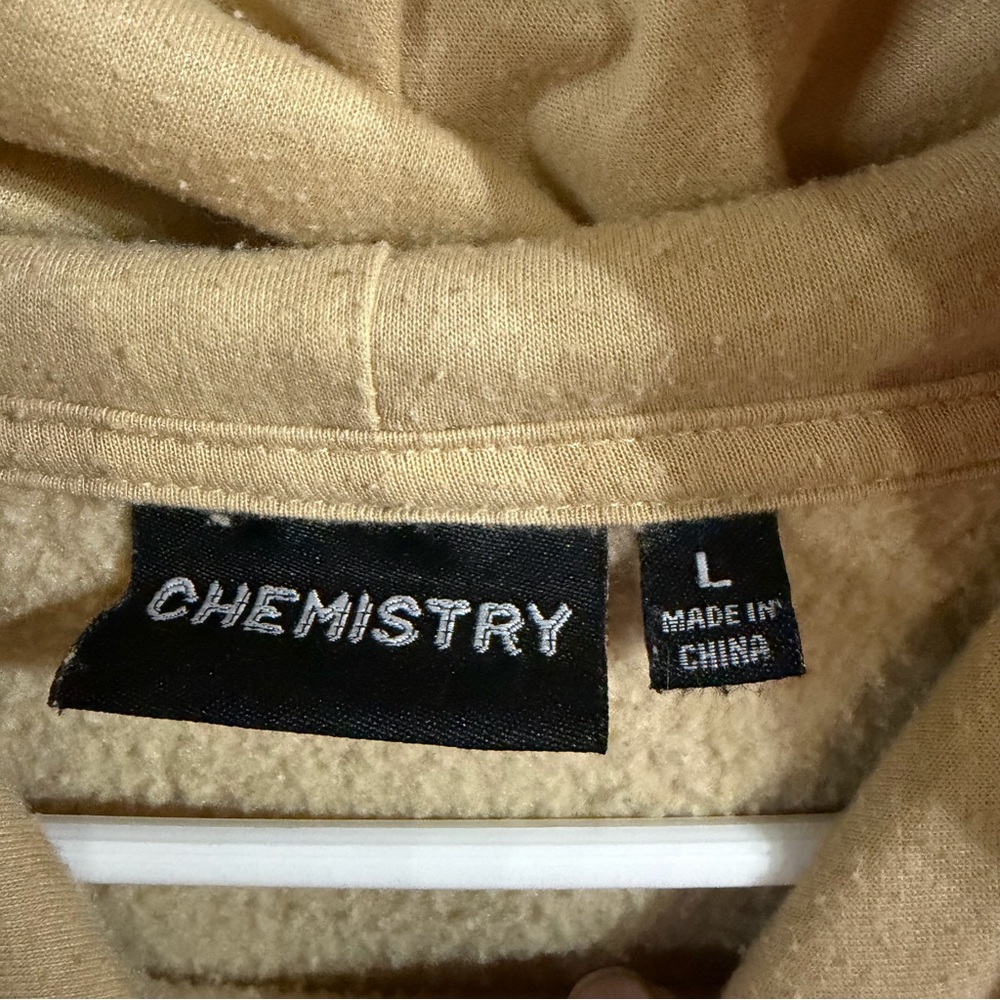 Chevrolet Chemistry Beige Hoodie for Men! Awesome Graphic on back! 🔥 - Picture 2 of 7